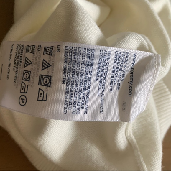 Tommy Hilfiger lightweight knit polka dot sweater - Picture 6 of 7